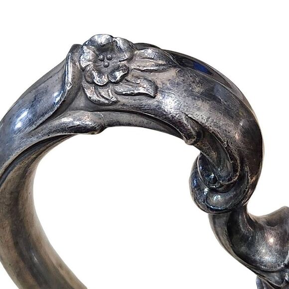 WM Rogers Silver plated water pitcher with ice guard Footed Stand Vintage - Picture 7 of 8